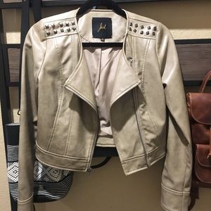 Faux Leather Jacket